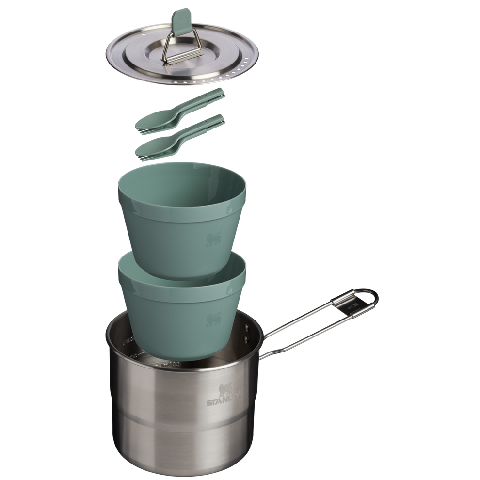 Stanley The Wildfare Go Two Bowl Cookset - Shale - Image 2