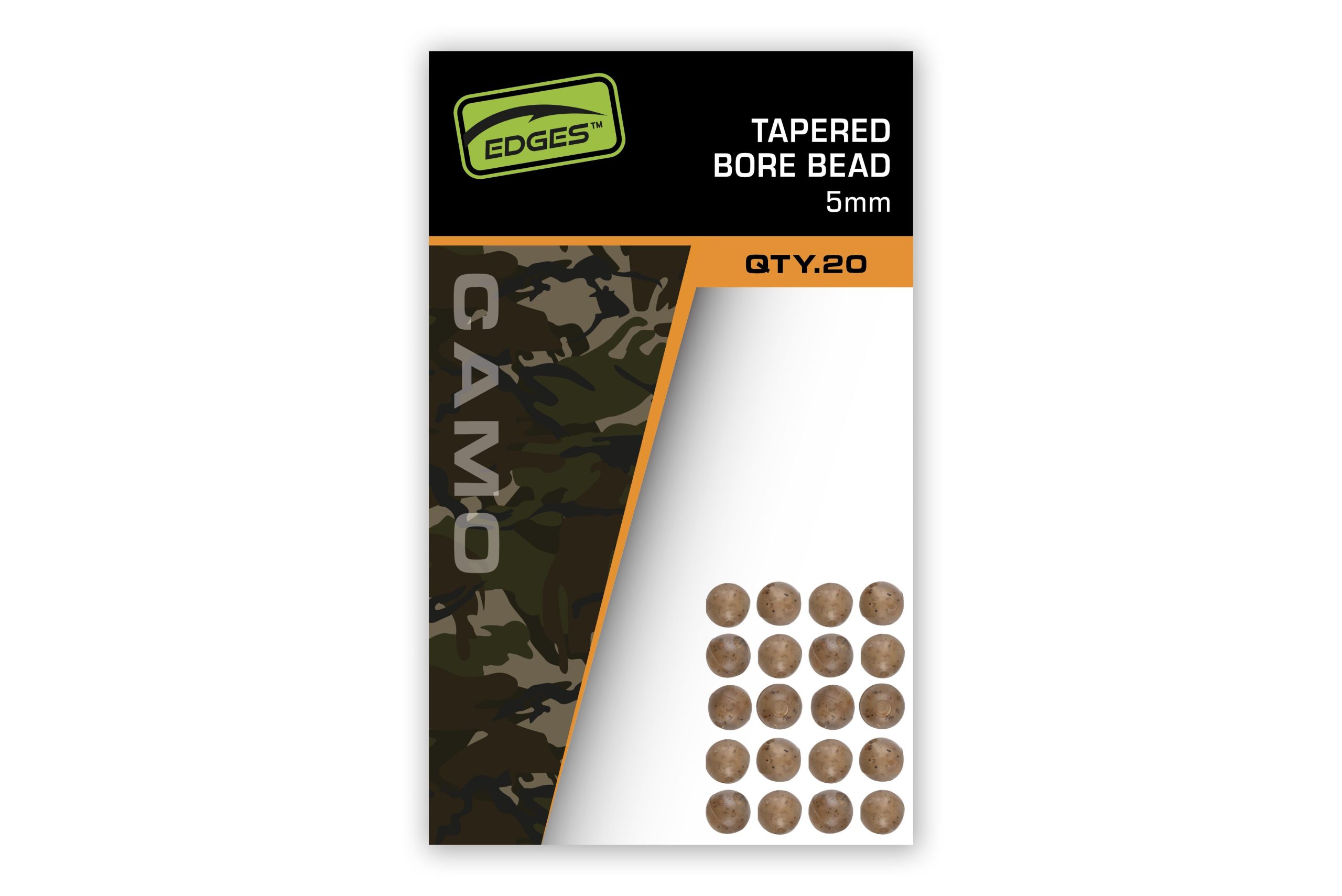 Fox Edges Camo Tapered Bore Bead 5mm 20pcs - Image 3
