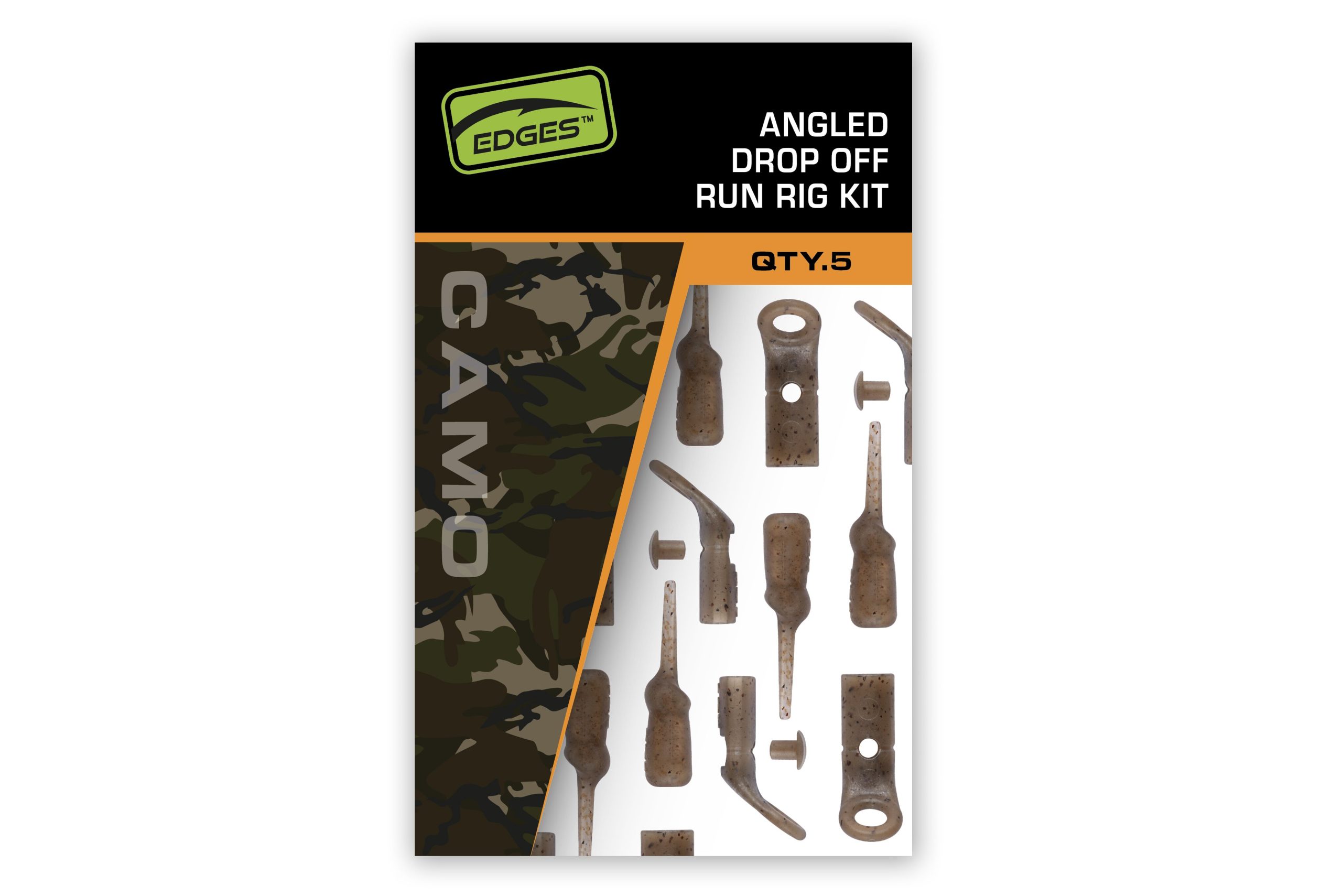 Fox Edges Camo Angled Drop off run rig kit 5pcs - Image 3