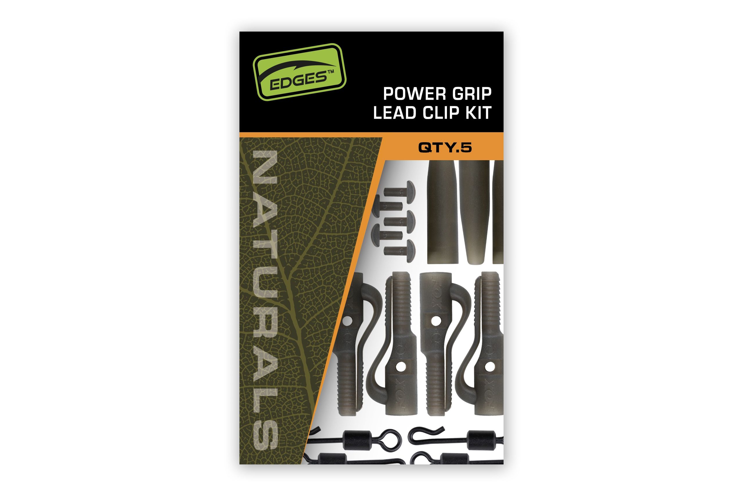 Fox Edges Naturals Power Grip Lead Clip Kit 5pcs - Image 3