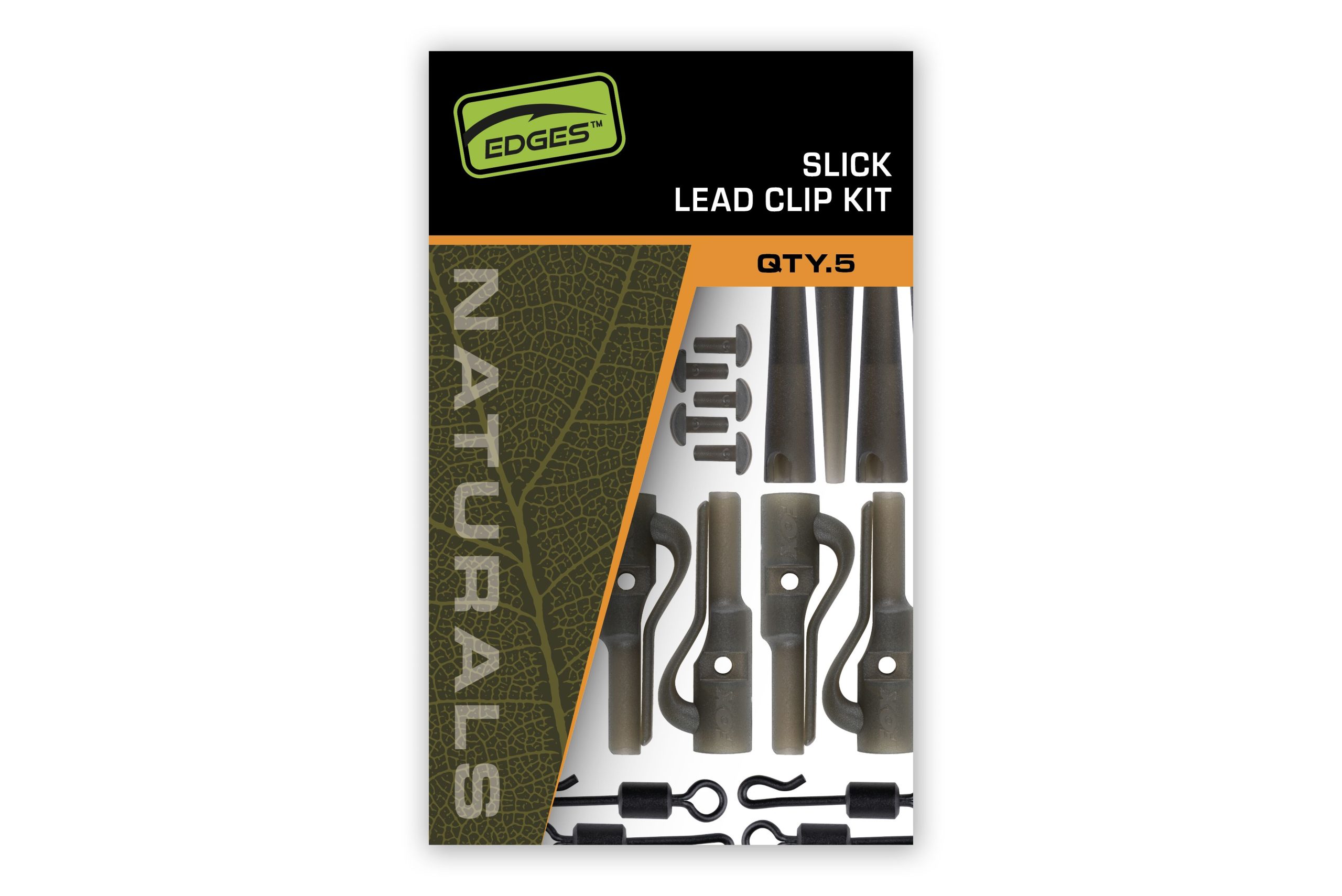 Fox Edges Naturals Slik Lead Clip Kit 5pcs - Image 3