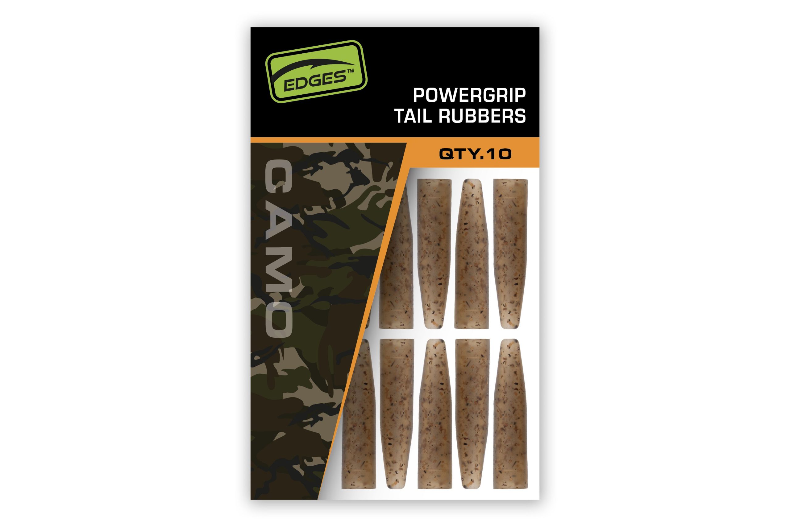 Fox Edges Camo Powergrip Tail Rubbers 10pcspcs - Image 2