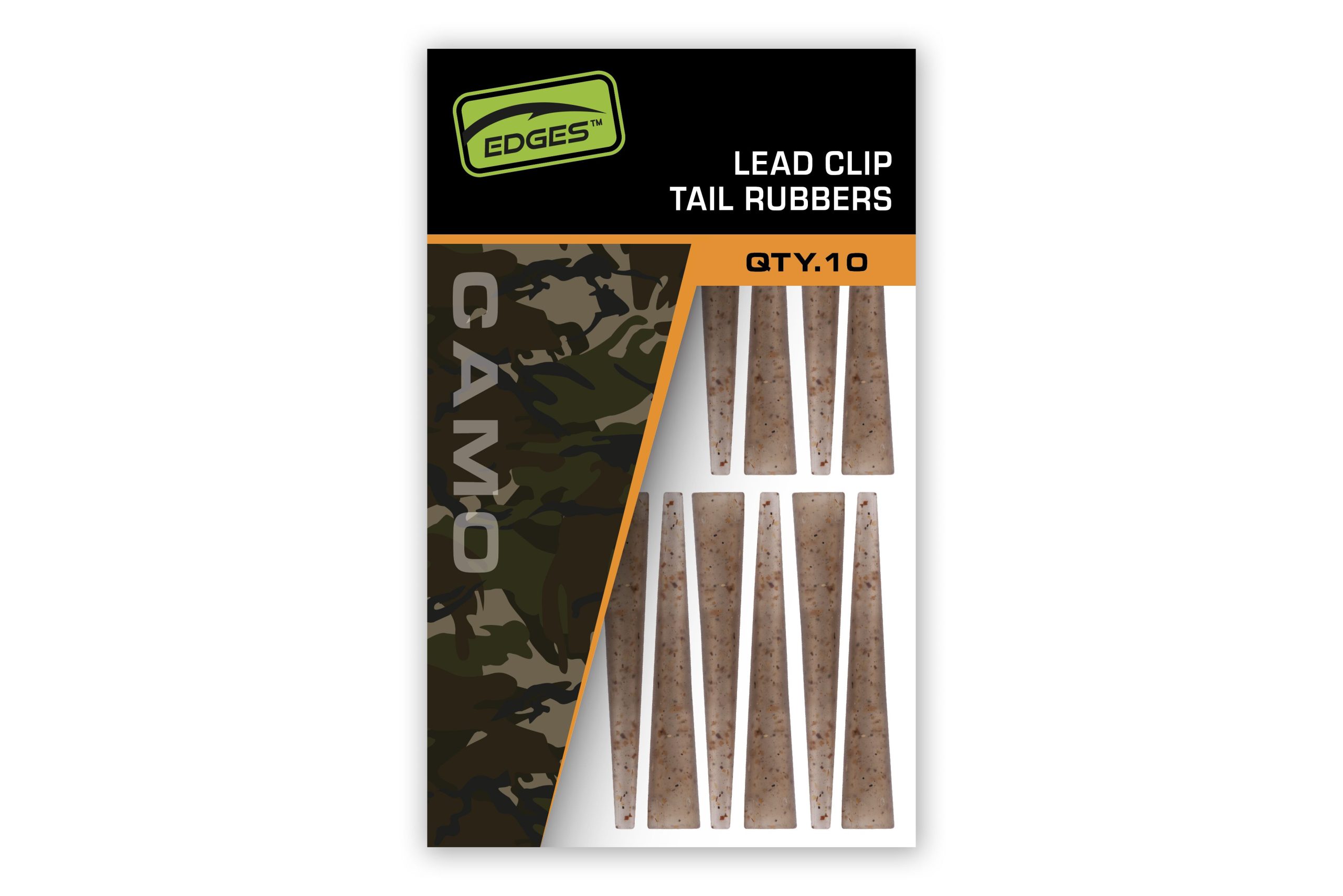 Fox Edges Camo Lead Clip Tail Rubbers 10pcs - Image 3