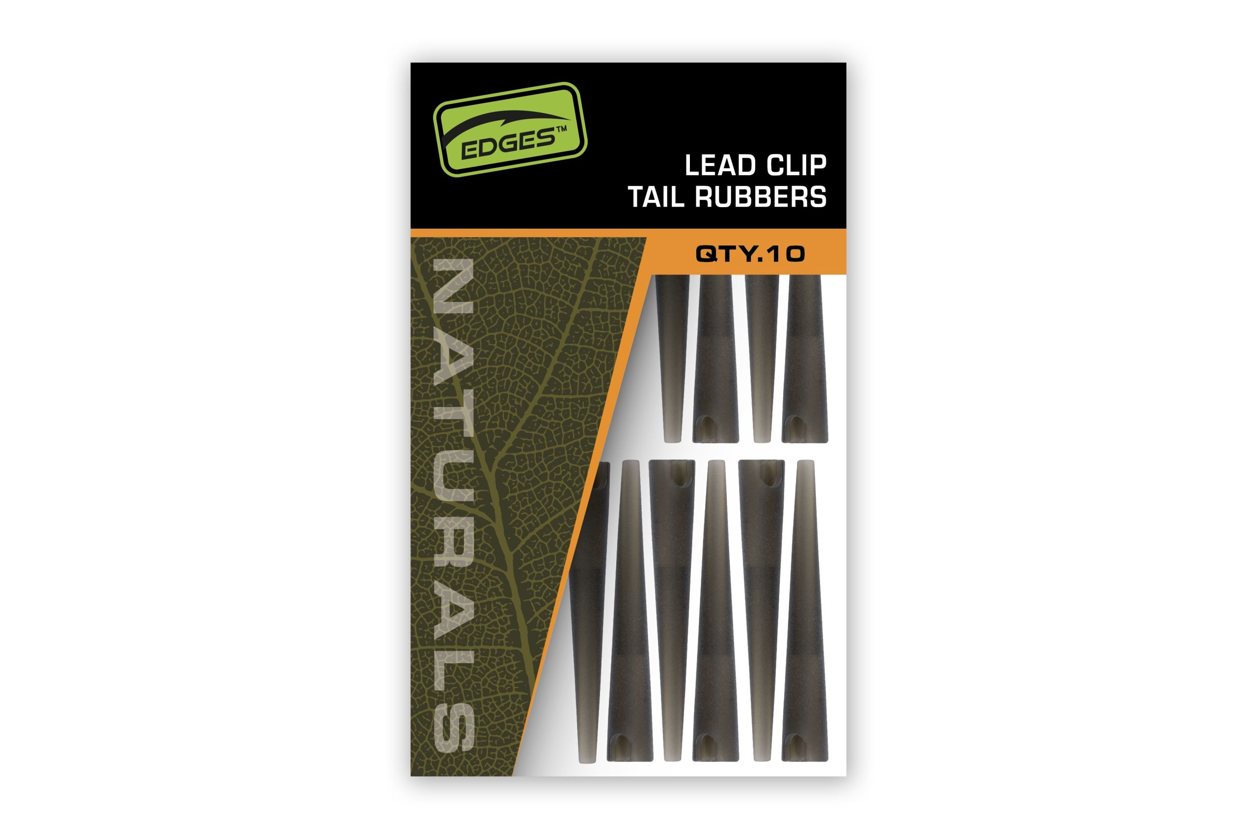 Fox Edges Naturals Lead Clip Tail Rubbers 10pcs - Image 2
