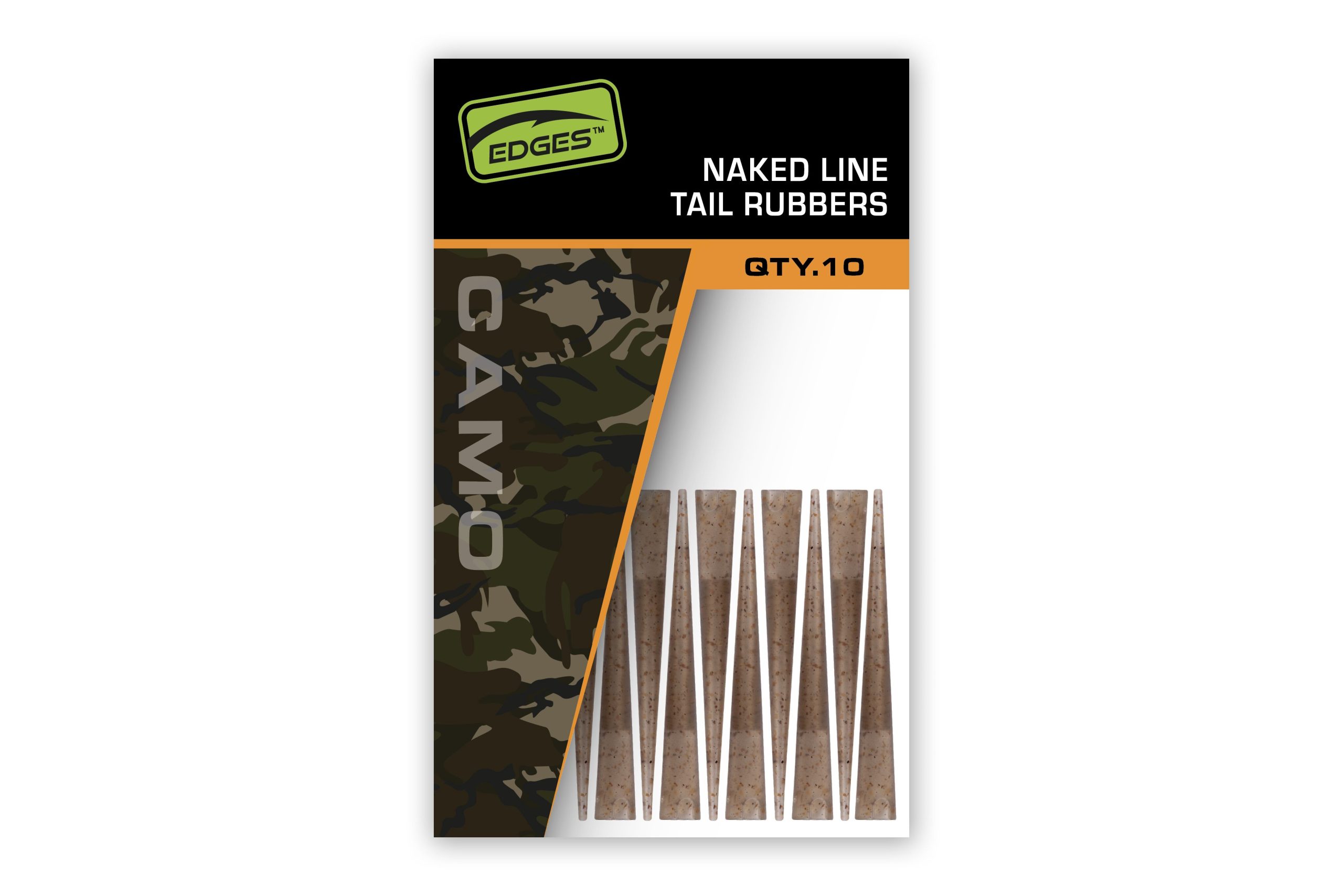 Fox Edges Camo Naked Line Tail Rubbers 10pcs - Image 2