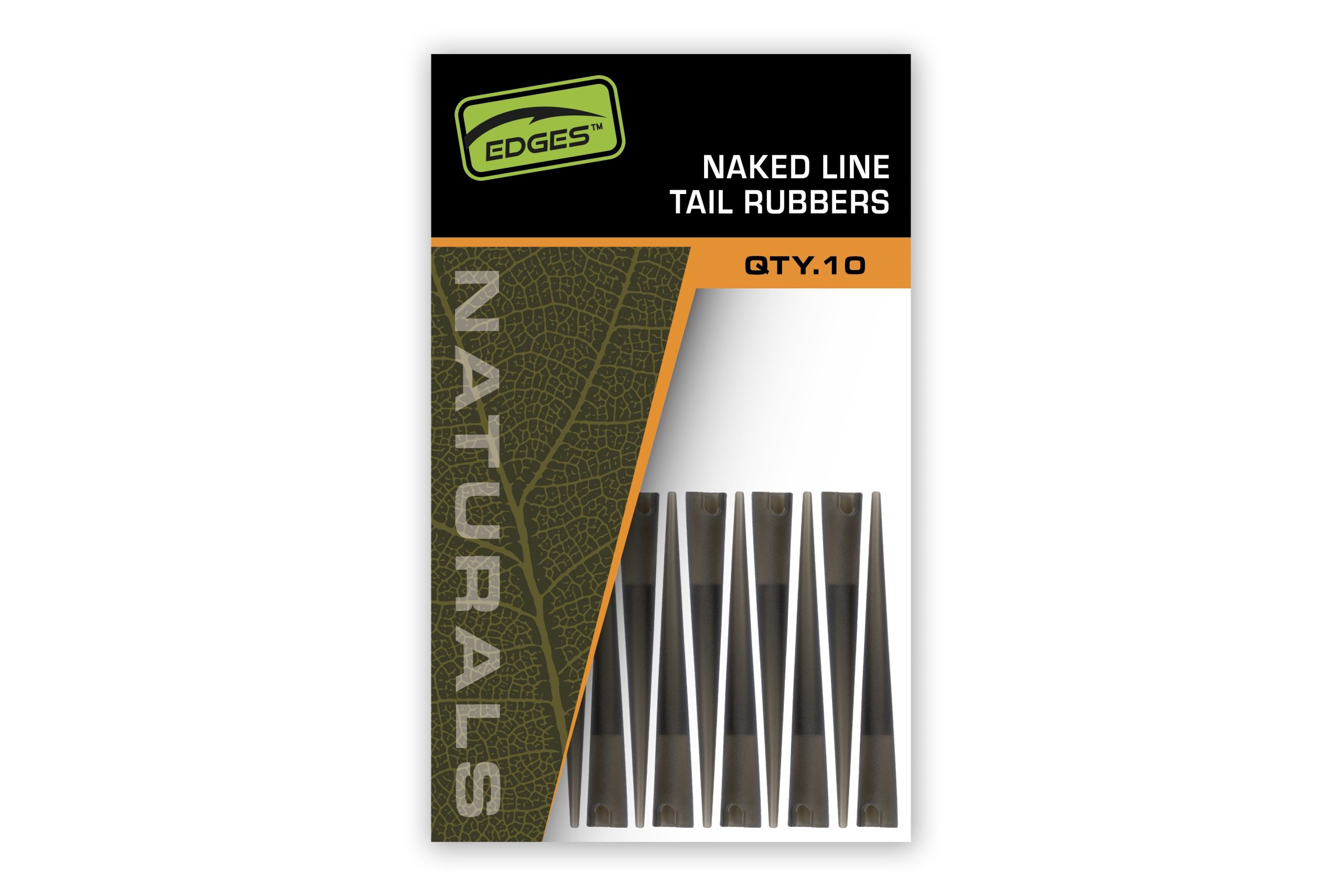 Fox Edges Naturals Naked Line Tail Rubbers 10pcs - Image 3