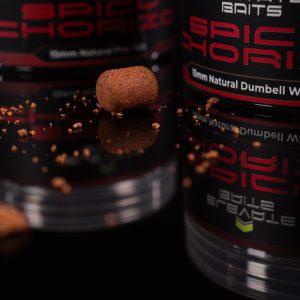Alternative view of Elevate Baits Spicy Chorizo Natural Dumbell Wafters 15mm x 12mm