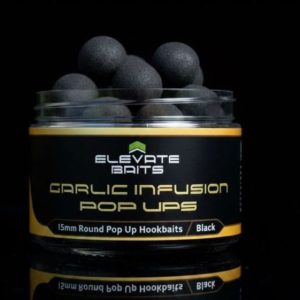 Elevate Baits Garlic Infusion 15mm Natural Pop Ups