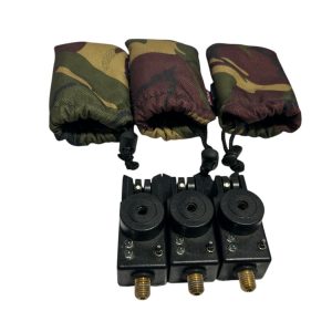 Alternative view of 3x Steve Neville MK3 Alarms in Pouches - CRACKED BOTTOMS AND CRACKED SNAG BACK - B20 - PRE LOVED