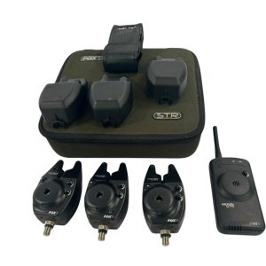 Alternative view of 3x Fox STR Alarms with Receiver  - S115 - PRE LOVED
