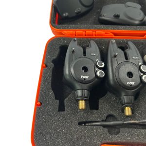 Alternative view of 2x Fox MXR+ Alarms with Reciever - U129 - PRE LOVED
