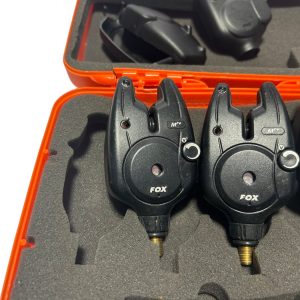 Alternative view of 3x Fox MXR+ Alarms in Case - F2 - PRE LOVED