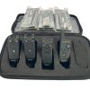 3x Delkim Txi D R/W/B with Receiver Slim Lights and Stoarge Case - H26 - PRE LOVED