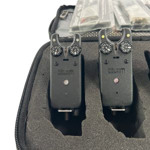 Alternative view of 3x Delkim Txi D R/W/B with Receiver Slim Lights and Stoarge Case - H26 - PRE LOVED