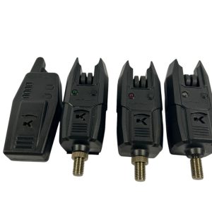 3x Korum Bite Alarms and Receiver - D5 - PRE LOVED