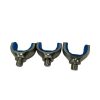 3x Jag Large Stainless Lockdowns with Blue Inserts - E21 - PRE LOVED
