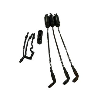 3x Korda Black and Whites with Weights and Spare Chains - Large Black - H2 - PRE LOVED