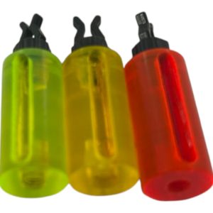 Alternative view of 3x Bobbins Heads G/Y/R - E17 - PRE LOVED