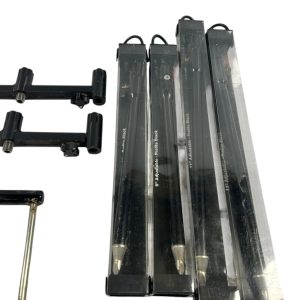 Alternative view of 2x Jag 3 Rod Adjustable Buzzbars and 4x Sticks and Stabiliser - C13 - PRE LOVED