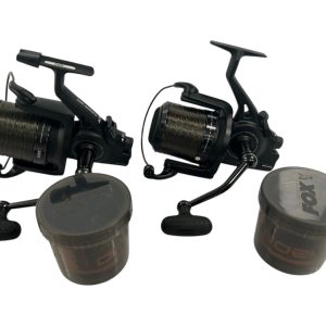 2x Fox EOS 12000FS with Spare Spools - U167 - PRE LOVED