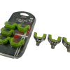 3x Jag 316 Large Lockdowns with Green Inserts and Spares - E22 - PRE LOVED