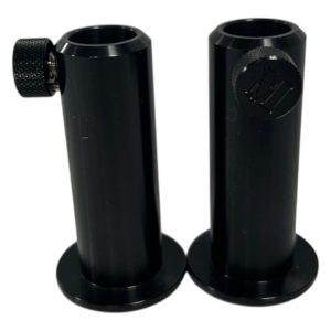 Alternative view of 2x Matrix Black Stage Stands - D4 - PRE LOVED