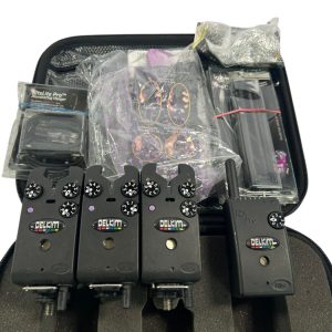 3x Delkim Txi Plus Purple with RX PRO Receiver with Snags, D Locks and Nite Lites in Hardcase - U173 - PRE LOVED