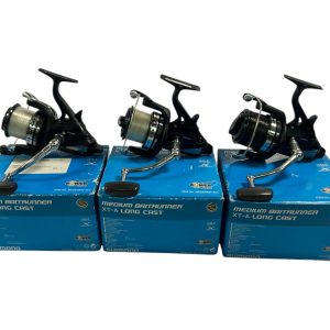 3x Shimano XT-A Longcast Medium Baitrunner  - PRE LOVED