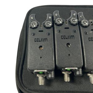 Alternative view of 3x Delkim Txi-D Green with Reeciver and Snags in Hardcase - S107 - PRE LOVED