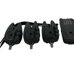 Alternative view of 3x Fox RX+ Alarms with Receiver  - F1 - PRE LOVED