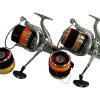2x Daiwa Emblem Surf 45 SCW QD With Spare Spools - B17 - PRE LOVED