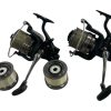2x Daiwa Windcast BR 5500 LDA reels With Spare Spools - H2 - PRE LOVED