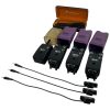 3x Delkim Txi Plus with Receiver D Locks, Snags and Lights Purple - E8 - PRE LOVED