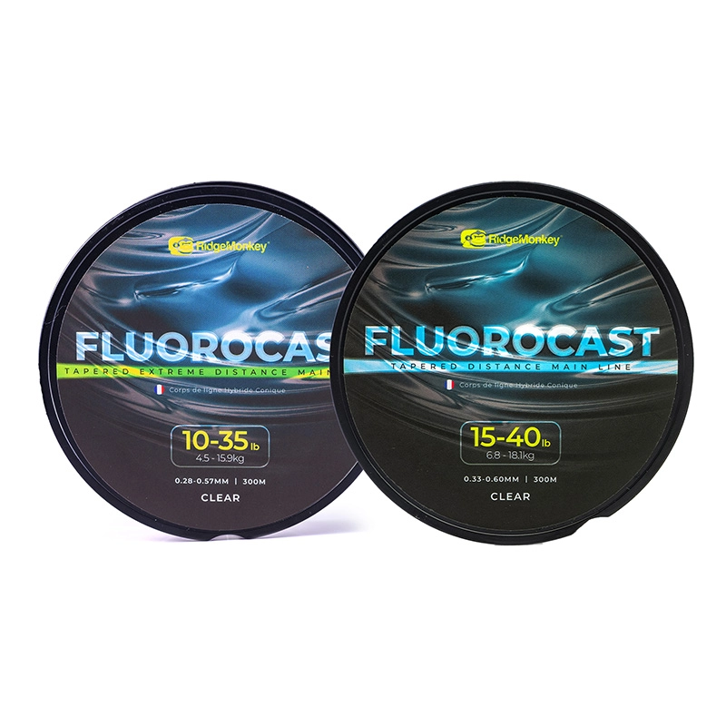 Ridgemonkey FluoroCast Tapered Extreme Distance Mainline 300m Clear