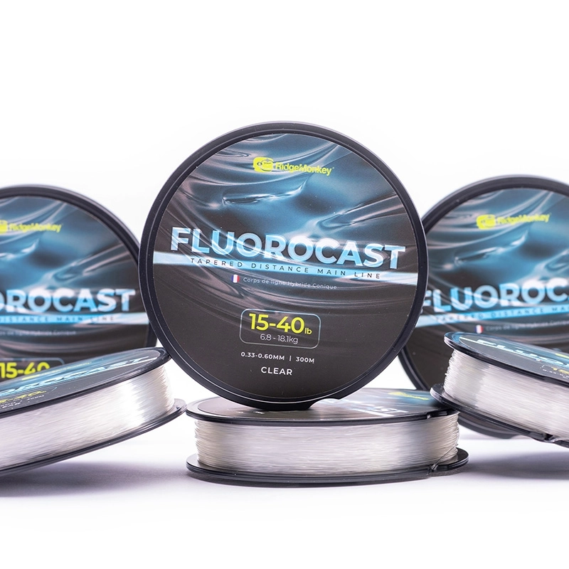 Ridgemonkey FluoroCast Tapered Extreme Distance Mainline 300m Clear - Image 3