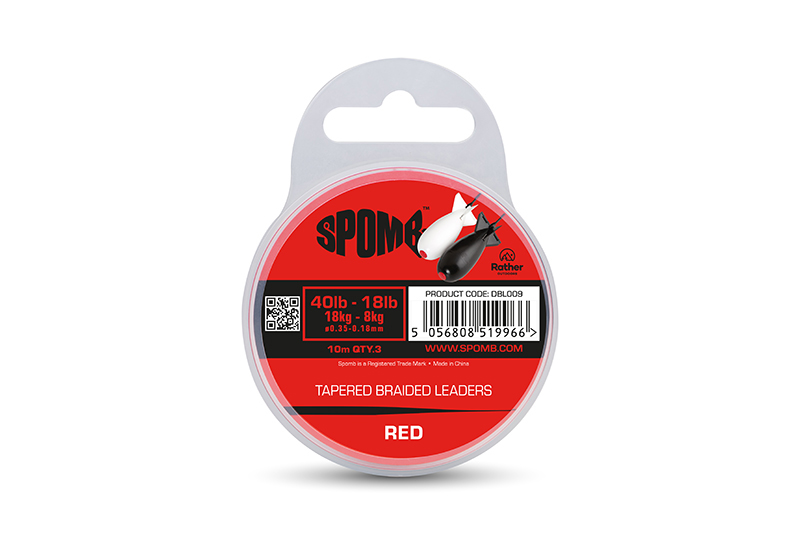 Spomb Tapered Braided 40lb-18lb Leaders - Image 3