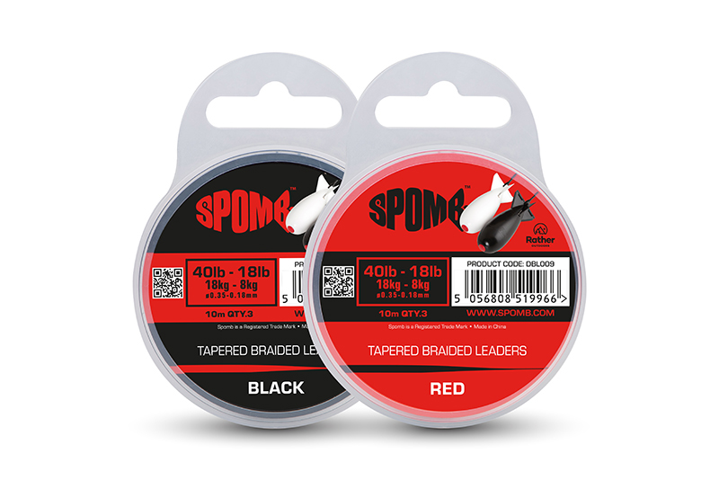 Spomb Tapered Braided 40lb-18lb Leaders - Image 5