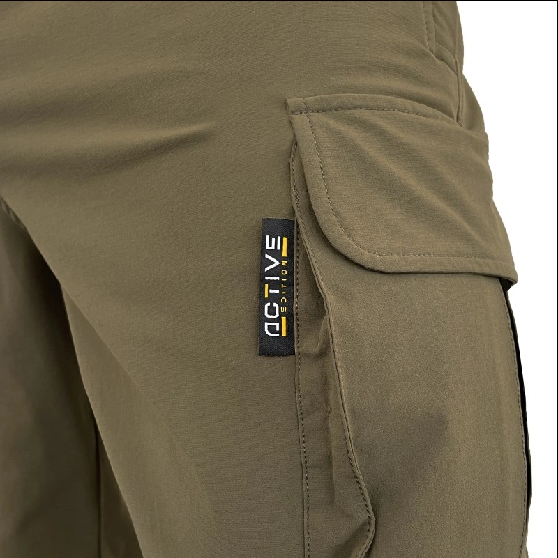 Vass Cargo Active Joggers Khaki - Image 4