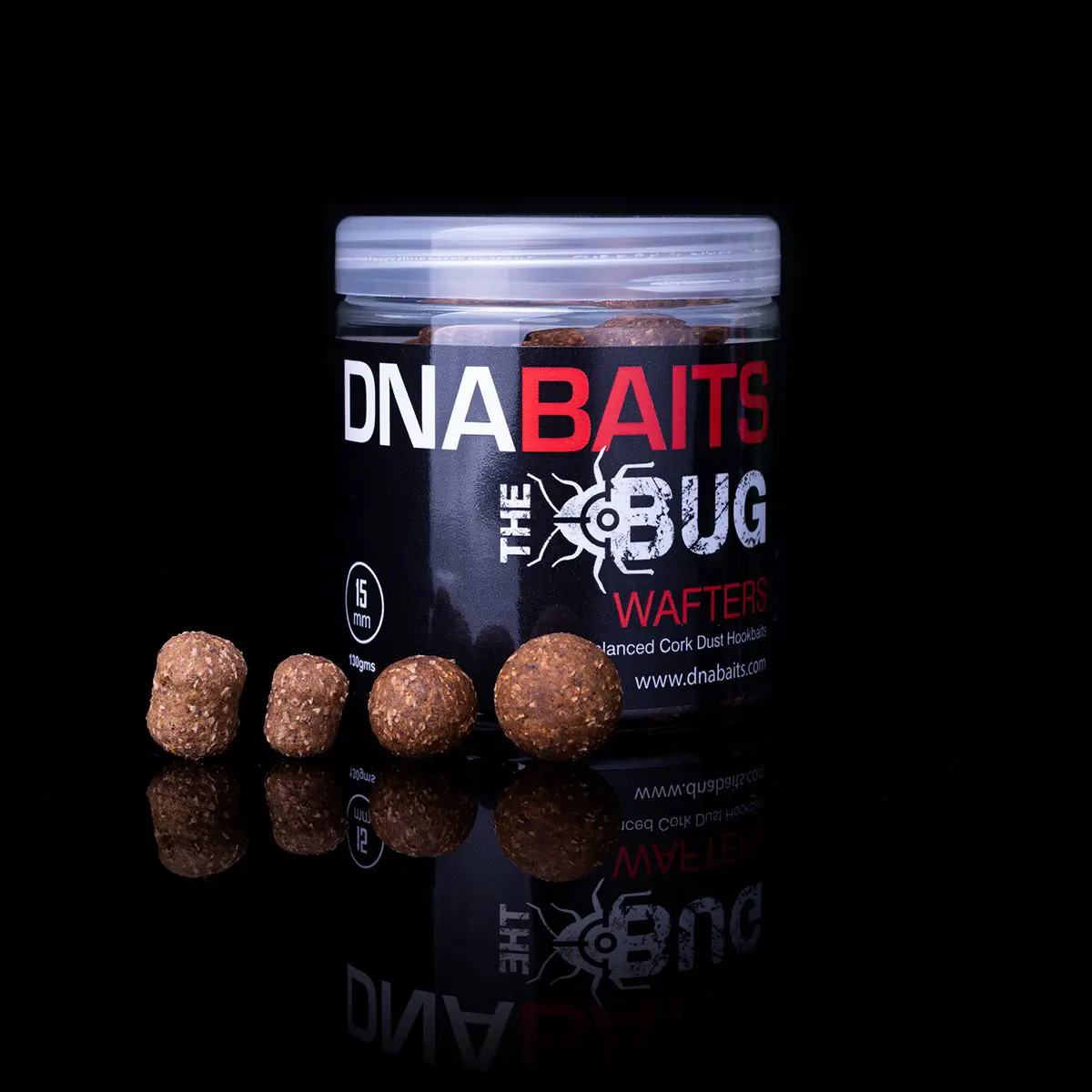 DNA Baits SECRET The Bug Corker Dumbell Wafter (MIXED 12X15mm and 14X18 mm)