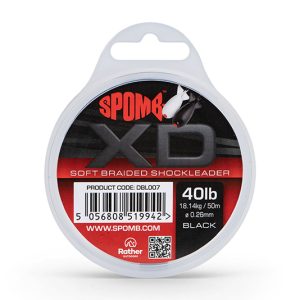 Spomb XD Braided ShockLeader 50m 40lb black