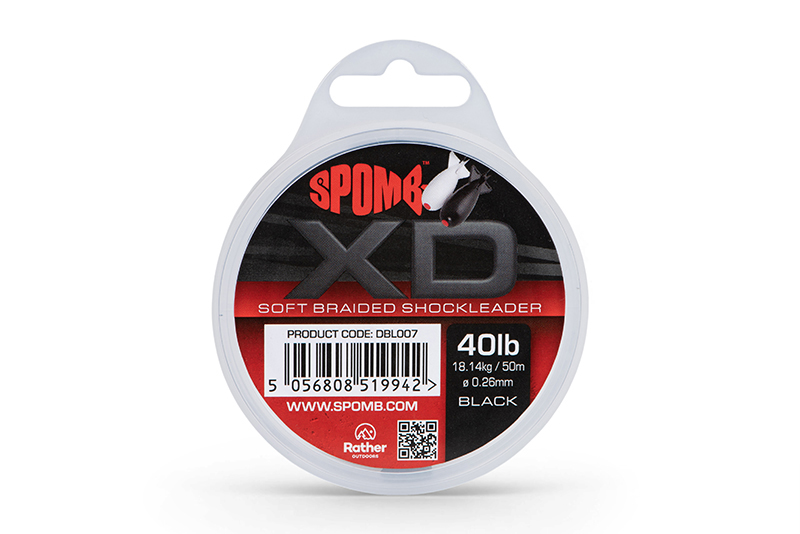 Spomb XD Braided ShockLeader 50m 40lb black