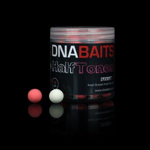 DNA Baits Fluoro SECRET 7 HalfTones (Mixed pink and white) Pop Up Boilie