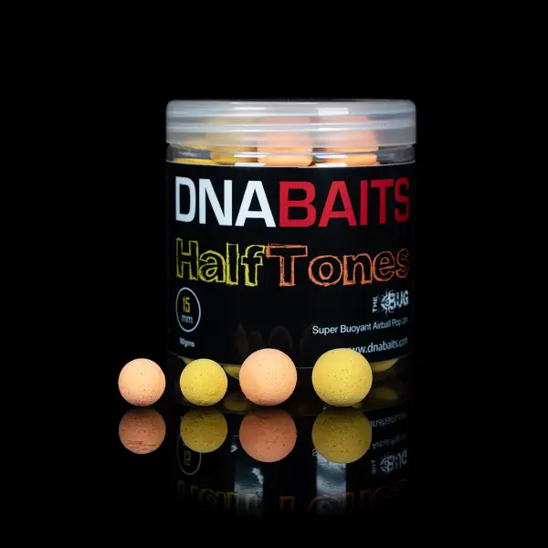DNA Baits The Bug HalfTones (Mixed Yellow and Orange) Pop Up Boilie