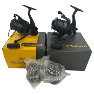 2x Wychwood Riot Big Pit 65s with Spare Spools in Boxes - PRE LOVED