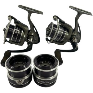 2x Daiwa Procaster 2506A with Spare Spools - J11 - PRE LOVED