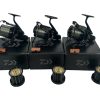 3x Daiwa Basia 45 SLD QD with Spare Spools in Boxes - PRE LOVED