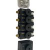 4x Steve Neville MK2 Alarms Blue with Receiver and 4x Speaker Coners - 1x SMALL FRONT CRACK 1x CRACKED BOTTOM - I5 - PRE LOVED