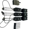 3x Delkim Txi Plus with Receiver, Night Lights and Snags - B/W/P - F17 - PRE LOVED