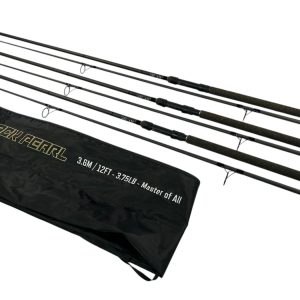 3x OMC Black Pearl Master of All 12ft 3.75lb Rods in Sleeves - WHIZ47 - PRE LOVED