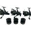 3x Shimano DL 10000 RB with Spare Spools - U111 - PRE LOVED